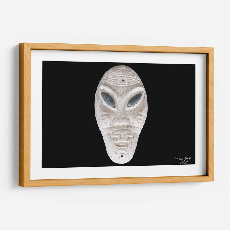 Escultura Cabeza de Ser Híbrido Gris - David Ávila | Cuadro decorativo de Canvas Lab