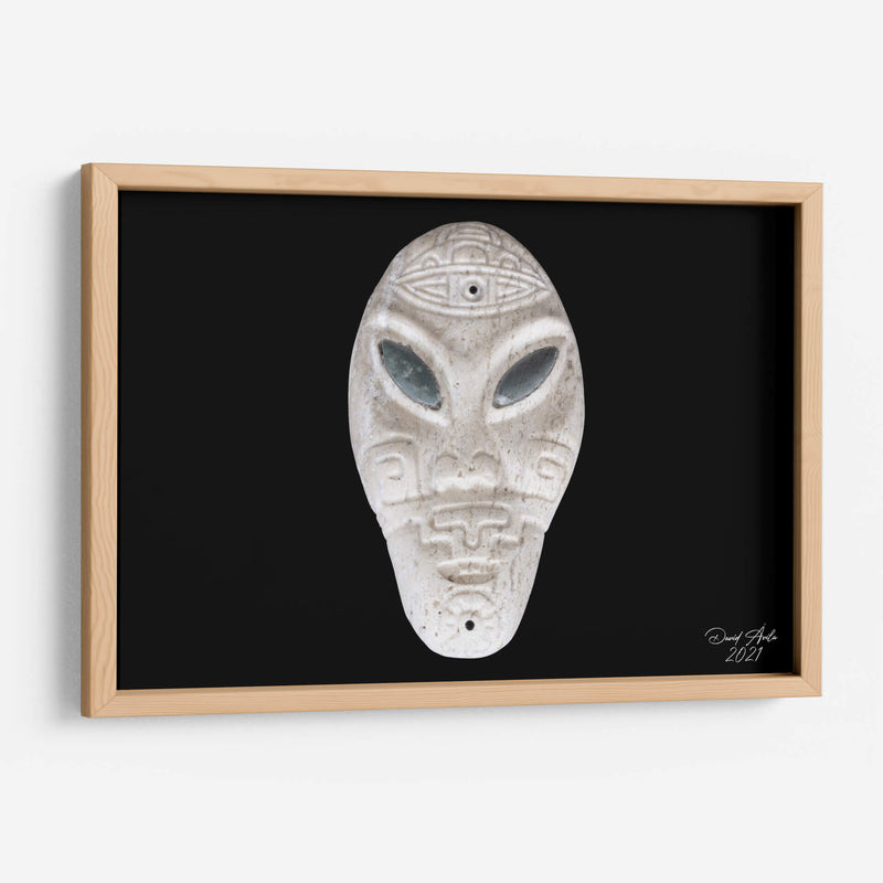 Escultura Cabeza de Ser Híbrido Gris - David Ávila | Cuadro decorativo de Canvas Lab