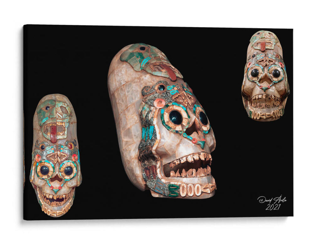 Escultura Cráneo de Quetzalcóatl - David Ávila | Cuadro decorativo de Canvas Lab