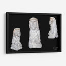 Escultura Doncella Tolteca e Hijo Híbrido Gris - David Ávila | Cuadro decorativo de Canvas Lab