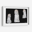 Escultura Doncella Tolteca e Hijo Híbrido Gris - David Ávila | Cuadro decorativo de Canvas Lab