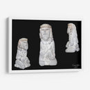 Escultura Doncella Tolteca e Hijo Híbrido Gris - David Ávila | Cuadro decorativo de Canvas Lab