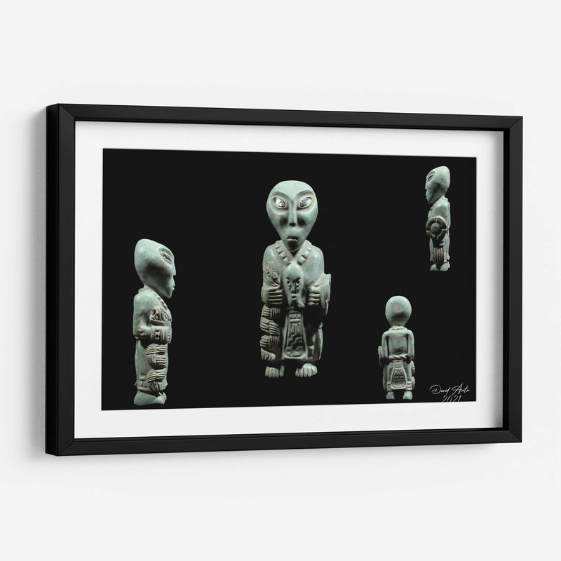 Escultura Híbrido Gris con Quetzalcóatl - David Ávila | Cuadro decorativo de Canvas Lab