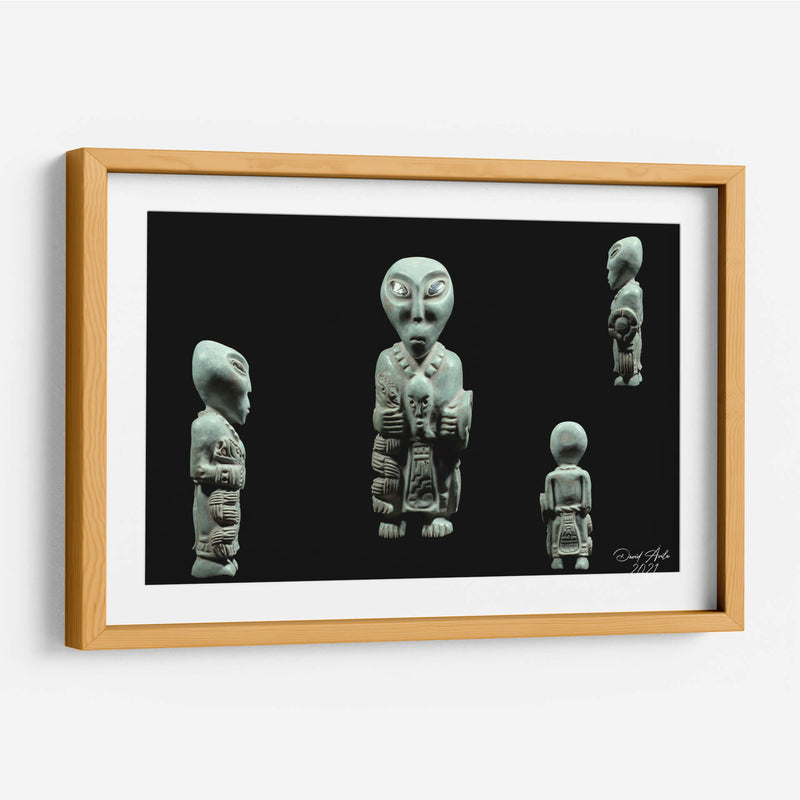 Escultura Híbrido Gris con Quetzalcóatl - David Ávila | Cuadro decorativo de Canvas Lab