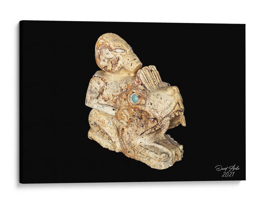 Escultura La Llegada de Quetzalcóatl - David Ávila | Cuadro decorativo de Canvas Lab