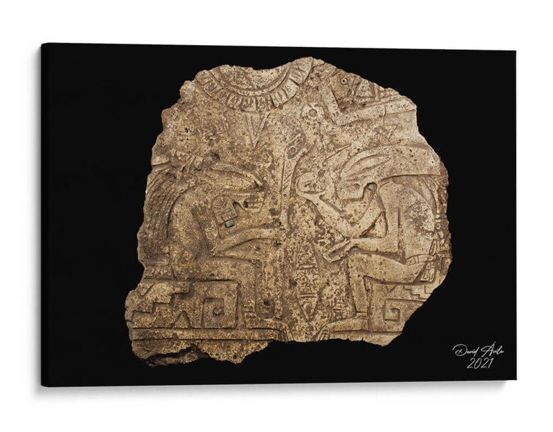 Estela Gobernante Reptiliano - David Ávila | Cuadro decorativo de Canvas Lab