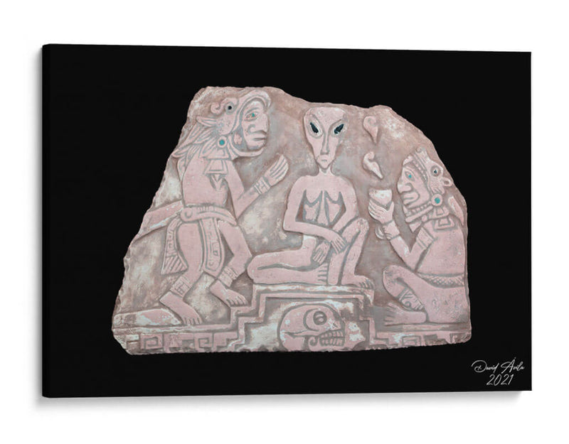 Estela Jerarquía Alienígena - David Ávila | Cuadro decorativo de Canvas Lab