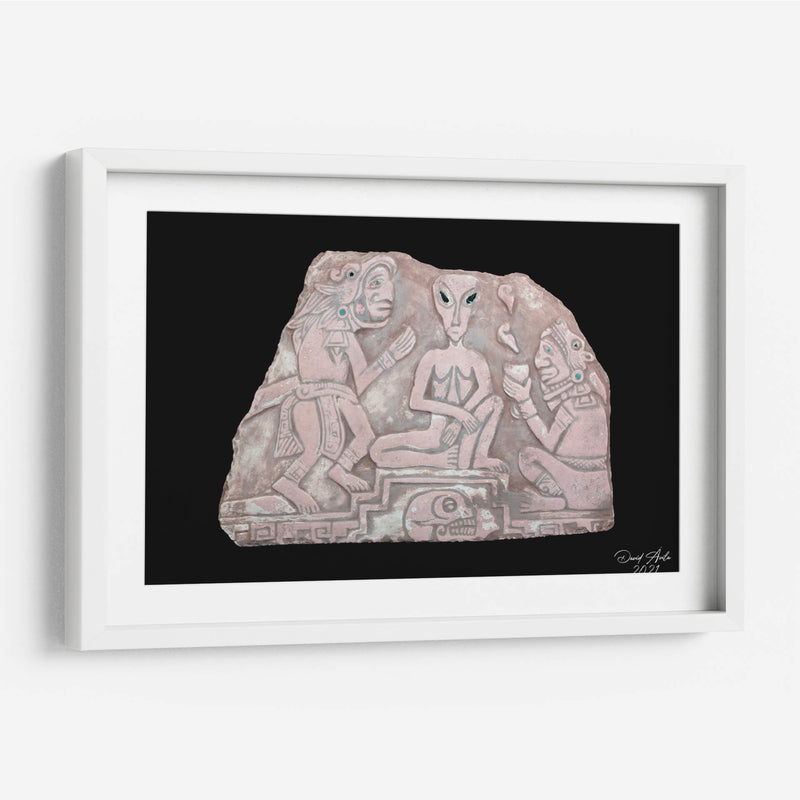 Estela Jerarquía Alienígena - David Ávila | Cuadro decorativo de Canvas Lab