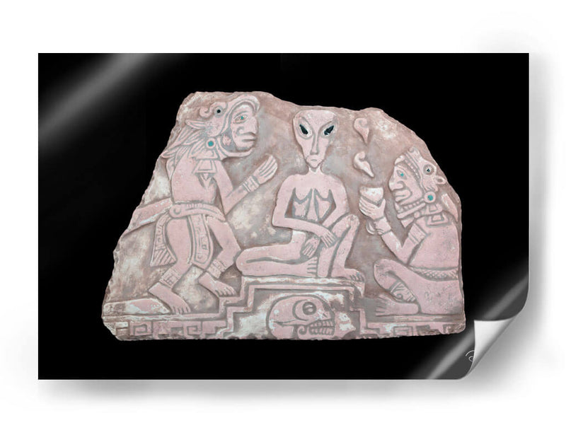 Estela Jerarquía Alienígena - David Ávila | Cuadro decorativo de Canvas Lab