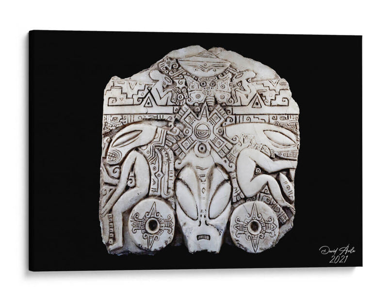 Estela Nahui Ollin Alienígena - David Ávila | Cuadro decorativo de Canvas Lab