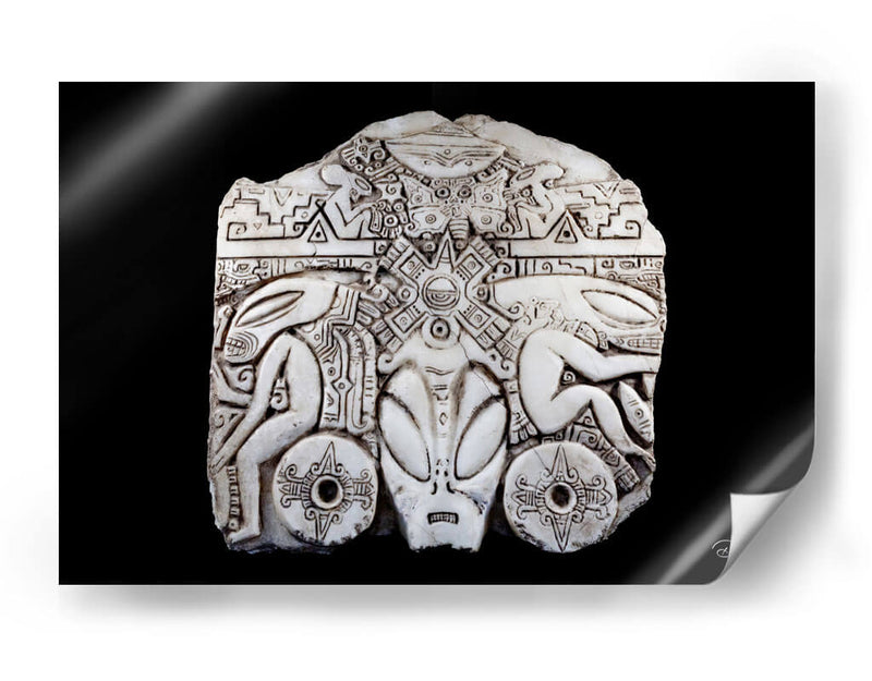 Estela Nahui Ollin Alienígena - David Ávila | Cuadro decorativo de Canvas Lab