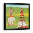 1. The King of Nats (Thagyá nat) and 2. Lord of the Great Mountain (Mahágirí nat) - William Griggs | Cuadro decorativo de Canvas Lab