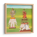 1. The King of Nats (Thagyá nat) and 2. Lord of the Great Mountain (Mahágirí nat) - William Griggs | Cuadro decorativo de Canvas Lab