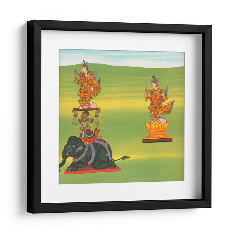 3. Hermana Real (Hnamádawgyí nat) y 4. Shwe Nabé nat (también conocida como Naga Medaw) - William Griggs | Cuadro decorativo de Canvas Lab