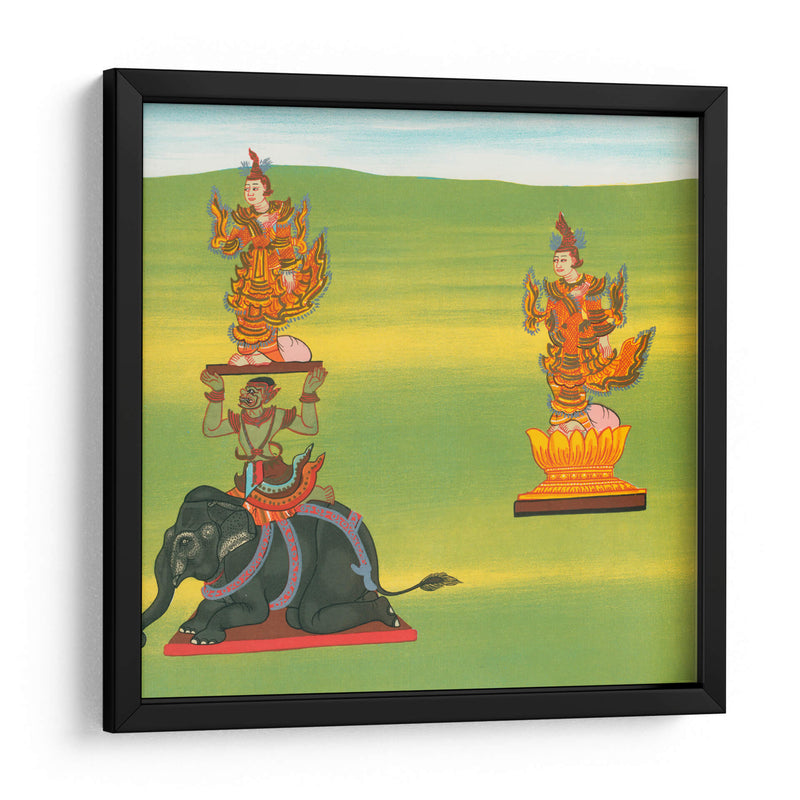 3. Hermana Real (Hnamádawgyí nat) y 4. Shwe Nabé nat (también conocida como Naga Medaw) - William Griggs | Cuadro decorativo de Canvas Lab