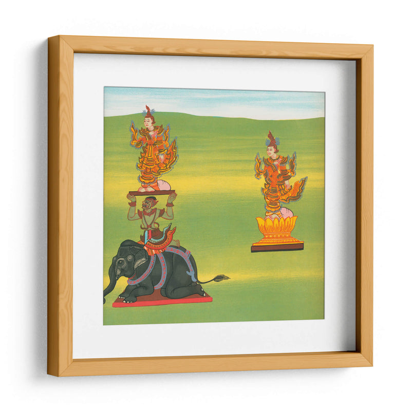 3. Hermana Real (Hnamádawgyí nat) y 4. Shwe Nabé nat (también conocida como Naga Medaw) - William Griggs | Cuadro decorativo de Canvas Lab