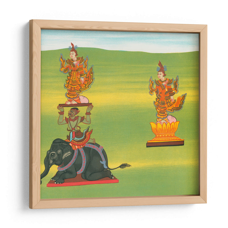 3. Hermana Real (Hnamádawgyí nat) y 4. Shwe Nabé nat (también conocida como Naga Medaw) - William Griggs | Cuadro decorativo de Canvas Lab