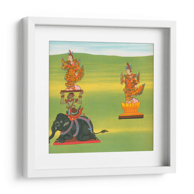 3. Hermana Real (Hnamádawgyí nat) y 4. Shwe Nabé nat (también conocida como Naga Medaw) - William Griggs | Cuadro decorativo de Canvas Lab