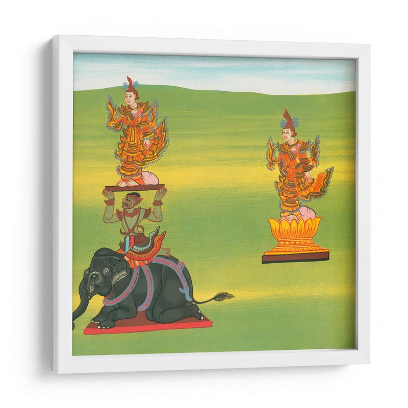 3. Hermana Real (Hnamádawgyí nat) y 4. Shwe Nabé nat (también conocida como Naga Medaw) - William Griggs | Cuadro decorativo de Canvas Lab