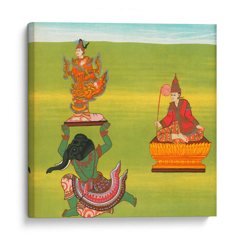 5. Hermosa de tres maneras (Thónban Hla nat) y 6. Minkhaung II de Taungoo (Taung-ngú Mingaung nat) - William Griggs | Cuadro decorativo de Canvas Lab