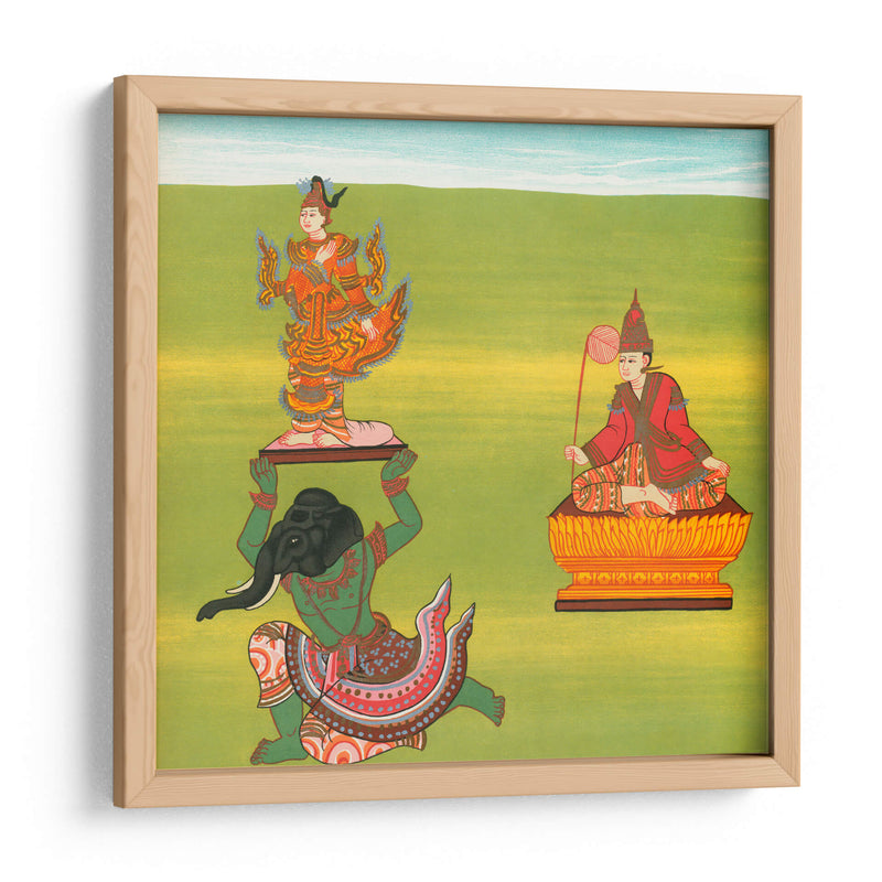 5. Hermosa de tres maneras (Thónban Hla nat) y 6. Minkhaung II de Taungoo (Taung-ngú Mingaung nat) - William Griggs | Cuadro decorativo de Canvas Lab