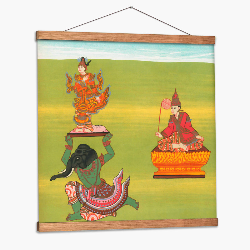 5. Hermosa de tres maneras (Thónban Hla nat) y 6. Minkhaung II de Taungoo (Taung-ngú Mingaung nat) - William Griggs | Cuadro decorativo de Canvas Lab