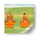 7. Rey Tarabya de Ava (Mintárá nat) y 8. Receptor de la voz real (Thandawgán nat) - William Griggs | Cuadro decorativo de Canvas Lab