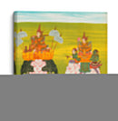 11. Señor de los cinco elefantes blancos (Ngázíshin nat) y 12. Señor del elefante blanco de Aung Pin Hsinbyushin nat) - William Griggs | Cuadro decorativo de Canvas Lab