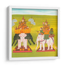 11. Señor de los cinco elefantes blancos (Ngázíshin nat) y 12. Señor del elefante blanco de Aung Pin Hsinbyushin nat) - William Griggs | Cuadro decorativo de Canvas Lab
