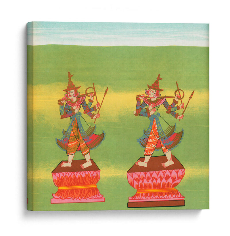 13. Señor del sur (Taungmagyí nat) y 14. Maung Minshin nat (también llamado Shin Byu) - William Griggs | Cuadro decorativo de Canvas Lab