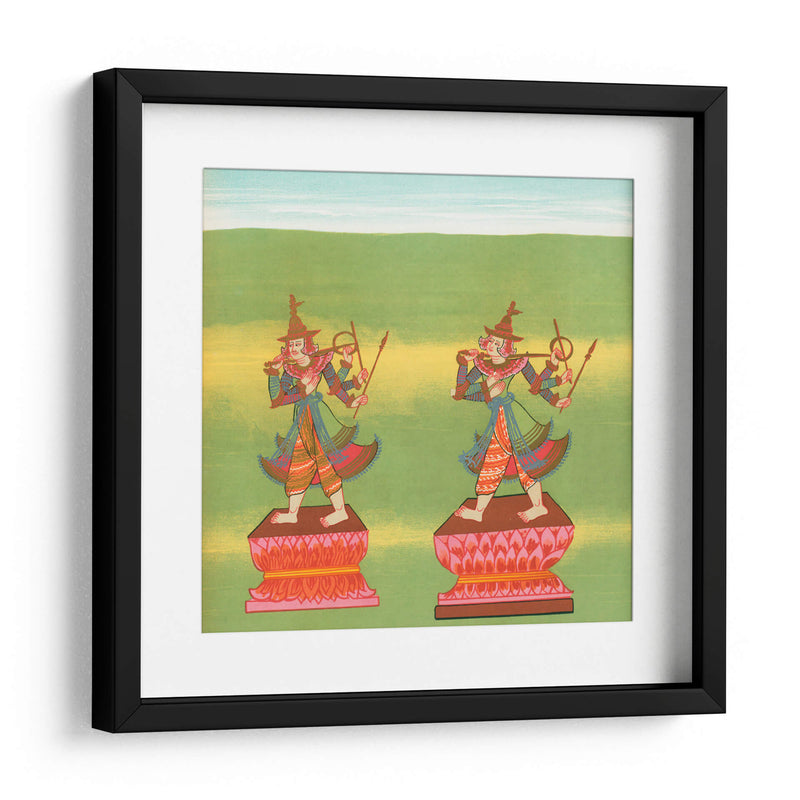 13. Señor del sur (Taungmagyí nat) y 14. Maung Minshin nat (también llamado Shin Byu) - William Griggs | Cuadro decorativo de Canvas Lab