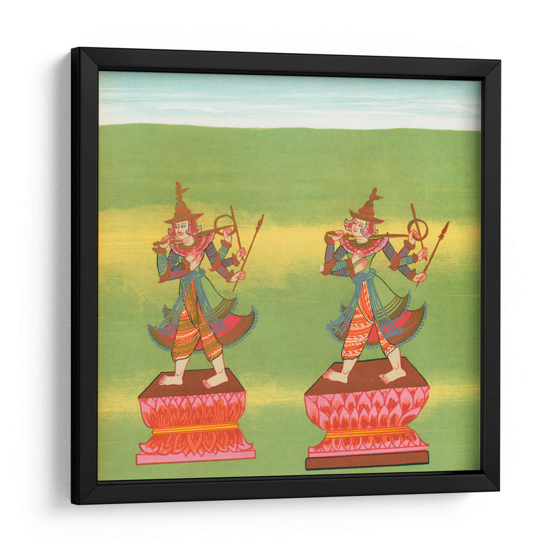 13. Señor del sur (Taungmagyí nat) y 14. Maung Minshin nat (también llamado Shin Byu) - William Griggs | Cuadro decorativo de Canvas Lab