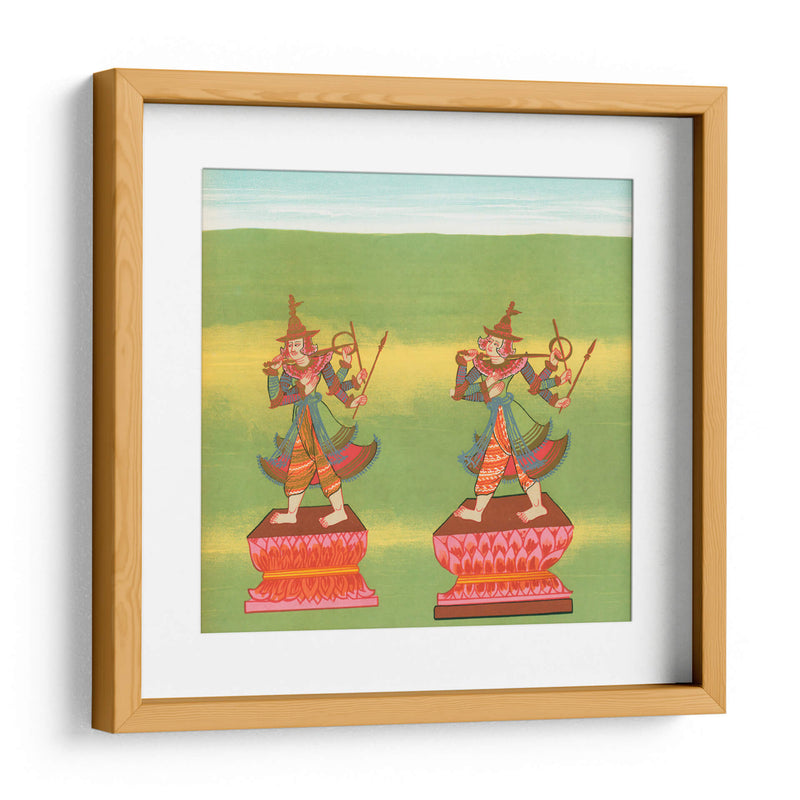 13. Señor del sur (Taungmagyí nat) y 14. Maung Minshin nat (también llamado Shin Byu) - William Griggs | Cuadro decorativo de Canvas Lab