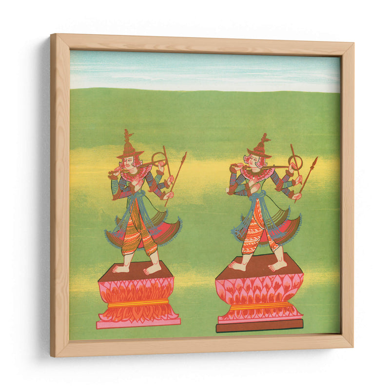 13. Señor del sur (Taungmagyí nat) y 14. Maung Minshin nat (también llamado Shin Byu) - William Griggs | Cuadro decorativo de Canvas Lab
