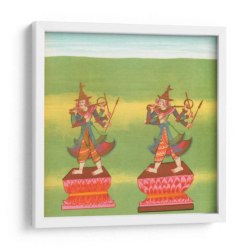 13. Señor del sur (Taungmagyí nat) y 14. Maung Minshin nat (también llamado Shin Byu) - William Griggs | Cuadro decorativo de Canvas Lab
