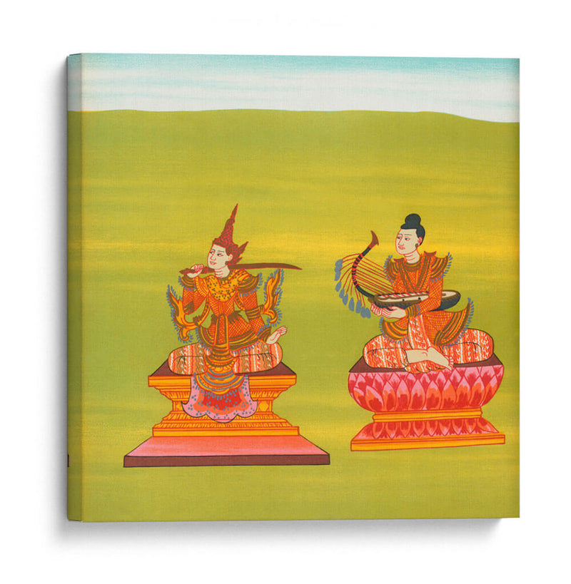 17. Tabìn Shwédí nat (rey de la dinastía Toungoo de Birmania) y 18. Minyè Aungdin nat (esposo de la princesa Shwe Sin Tu) - William Griggs | Cuadro decorativo de Canvas Lab