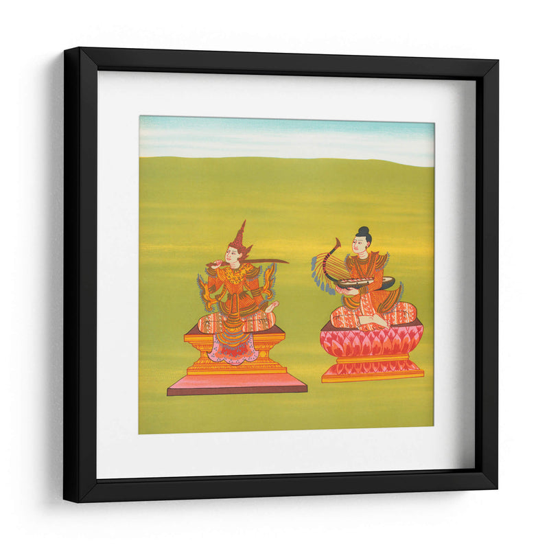 17. Tabìn Shwédí nat (rey de la dinastía Toungoo de Birmania) y 18. Minyè Aungdin nat (esposo de la princesa Shwe Sin Tu) - William Griggs | Cuadro decorativo de Canvas Lab