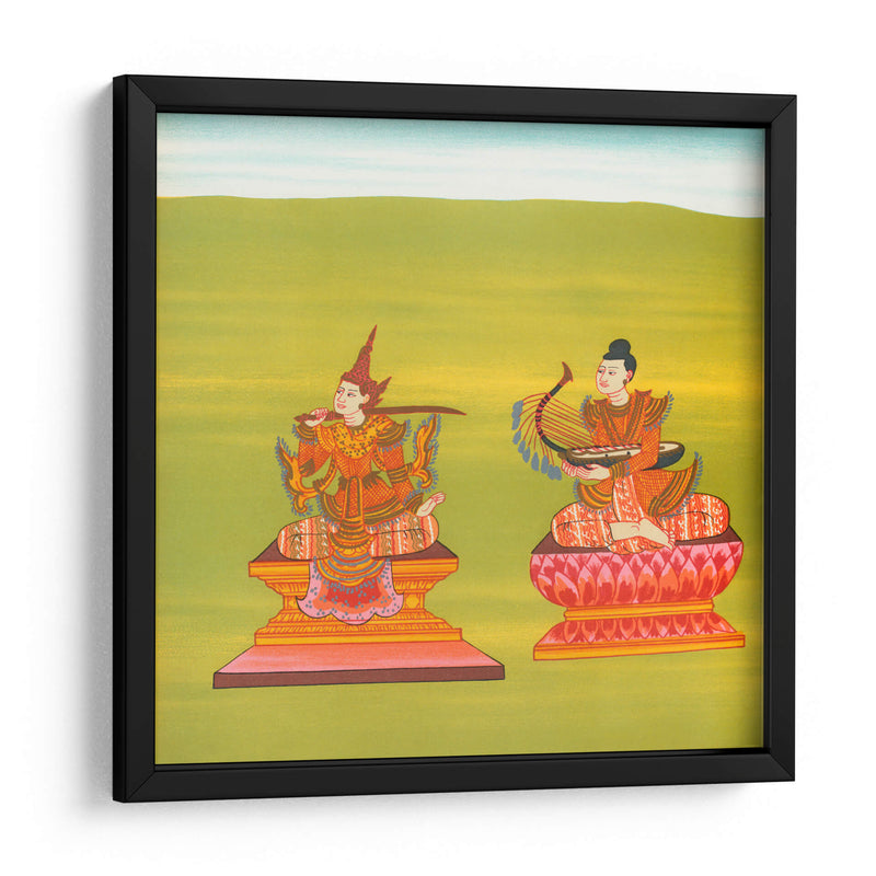 17. Tabìn Shwédí nat (rey de la dinastía Toungoo de Birmania) y 18. Minyè Aungdin nat (esposo de la princesa Shwe Sin Tu) - William Griggs | Cuadro decorativo de Canvas Lab