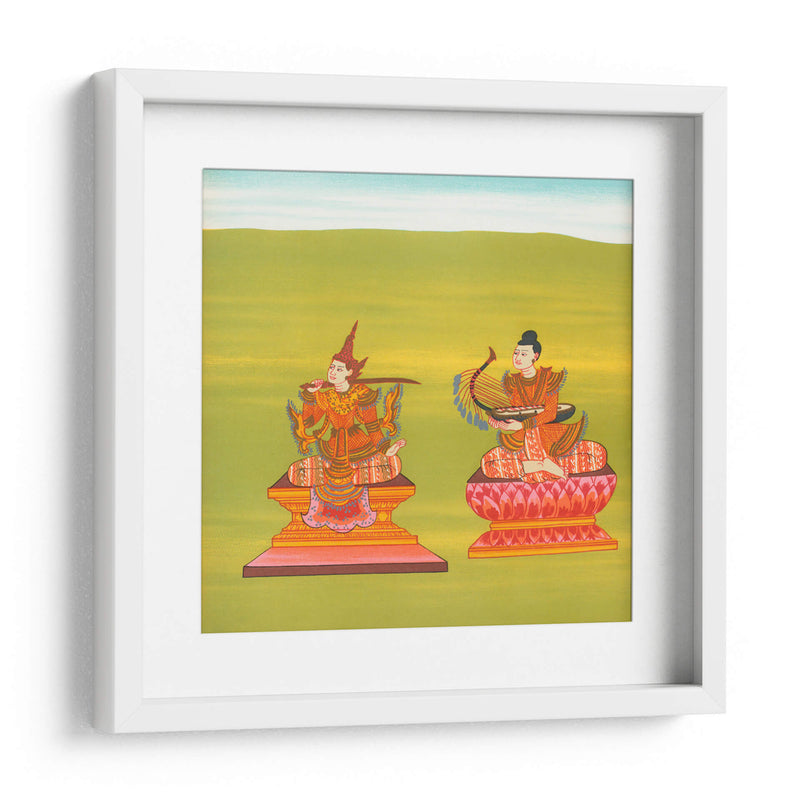 17. Tabìn Shwédí nat (rey de la dinastía Toungoo de Birmania) y 18. Minyè Aungdin nat (esposo de la princesa Shwe Sin Tu) - William Griggs | Cuadro decorativo de Canvas Lab
