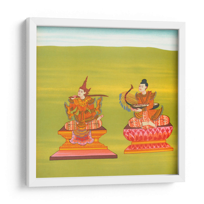 17. Tabìn Shwédí nat (rey de la dinastía Toungoo de Birmania) y 18. Minyè Aungdin nat (esposo de la princesa Shwe Sin Tu) - William Griggs | Cuadro decorativo de Canvas Lab