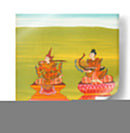 17. Tabìn Shwédí nat (rey de la dinastía Toungoo de Birmania) y 18. Minyè Aungdin nat (esposo de la princesa Shwe Sin Tu) - William Griggs | Cuadro decorativo de Canvas Lab