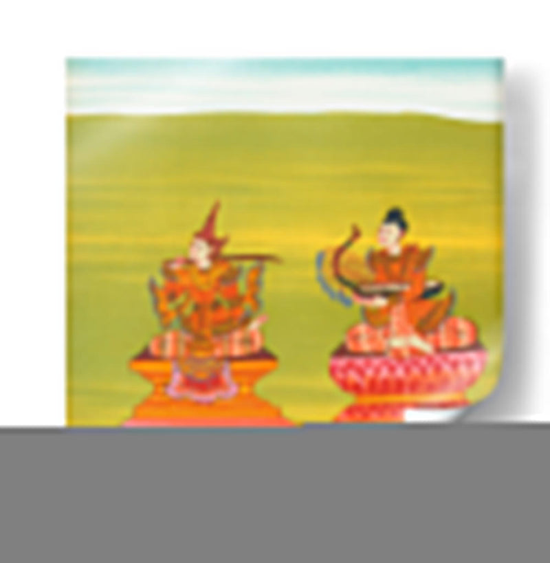 17. Tabìn Shwédí nat (rey de la dinastía Toungoo de Birmania) y 18. Minyè Aungdin nat (esposo de la princesa Shwe Sin Tu) - William Griggs | Cuadro decorativo de Canvas Lab