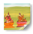 19. Señor del Caballo Blanco (Shwé Sippin nat) y 20. Mèdaw Shwésagá nat (Madre de Shwe Sitpin) - William Griggs | Cuadro decorativo de Canvas Lab