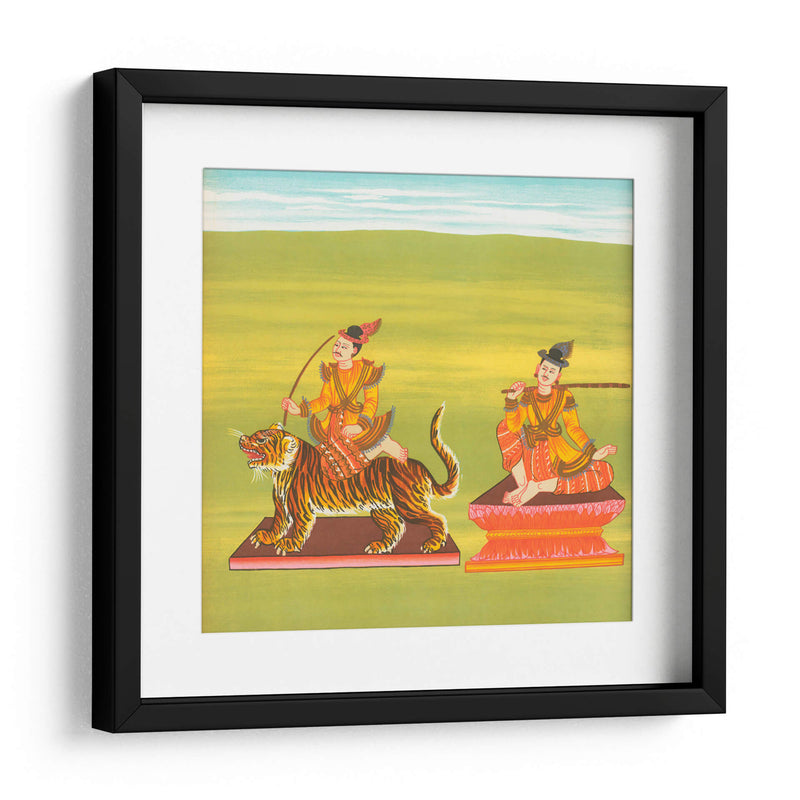 21. Maung Pó Tú nat (comerciante de té del rey) y 22. Rey de Yun (Yun Bayìn nat) - William Griggs | Cuadro decorativo de Canvas Lab