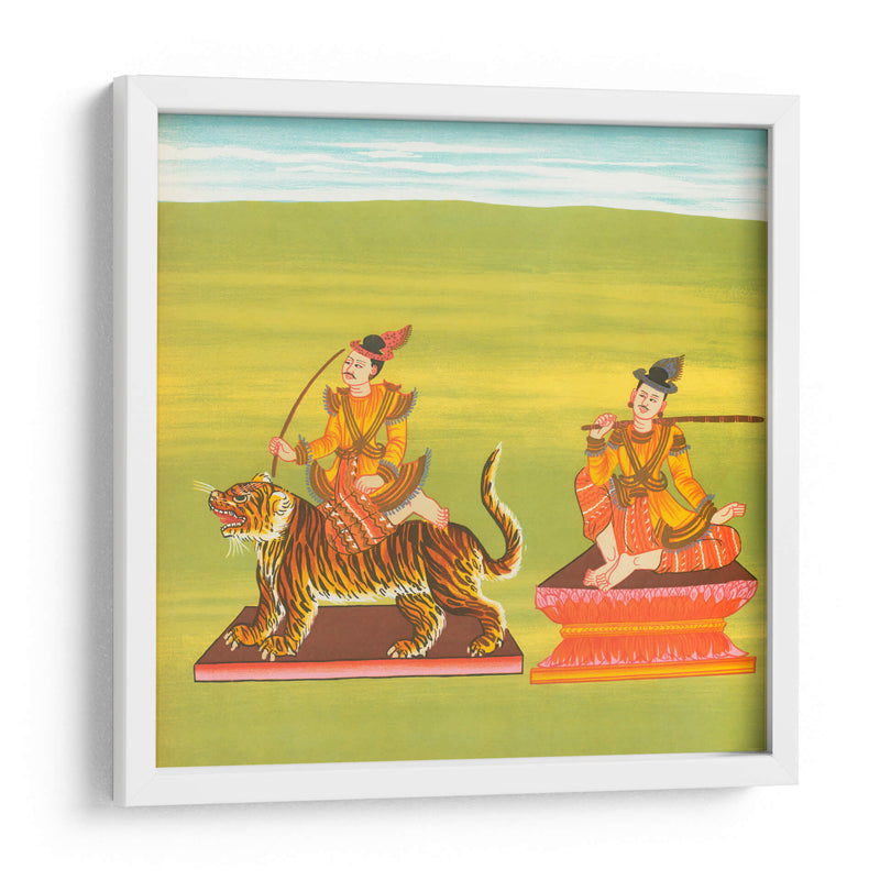 21. Maung Pó Tú nat (comerciante de té del rey) y 22. Rey de Yun (Yun Bayìn nat) - William Griggs | Cuadro decorativo de Canvas Lab