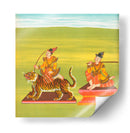 21. Maung Pó Tú nat (comerciante de té del rey) y 22. Rey de Yun (Yun Bayìn nat) - William Griggs | Cuadro decorativo de Canvas Lab