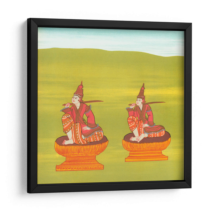 25. Goldpot el Viejo (Shwébyin Maungdaw nat) y 26. Goldpot el Joven (Shwébyin Nyídaw nat) - William Griggs | Cuadro decorativo de Canvas Lab