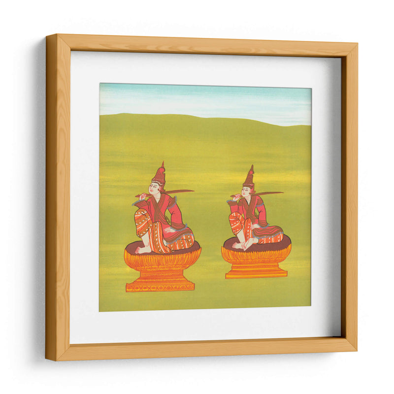 25. Goldpot el Viejo (Shwébyin Maungdaw nat) y 26. Goldpot el Joven (Shwébyin Nyídaw nat) - William Griggs | Cuadro decorativo de Canvas Lab