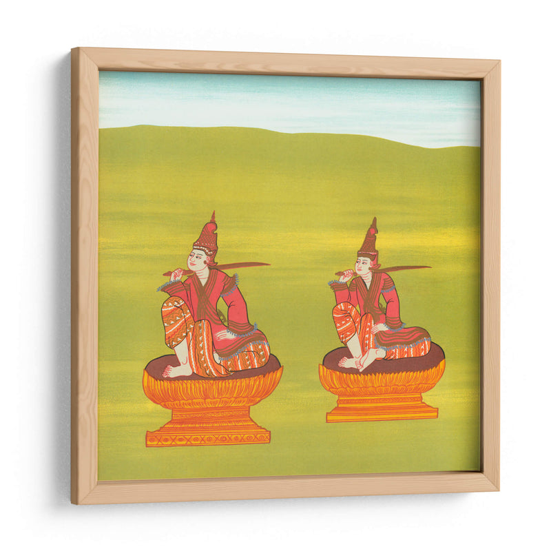 25. Goldpot el Viejo (Shwébyin Maungdaw nat) y 26. Goldpot el Joven (Shwébyin Nyídaw nat) - William Griggs | Cuadro decorativo de Canvas Lab