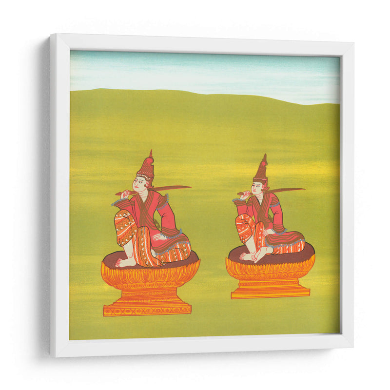 25. Goldpot el Viejo (Shwébyin Maungdaw nat) y 26. Goldpot el Joven (Shwébyin Nyídaw nat) - William Griggs | Cuadro decorativo de Canvas Lab